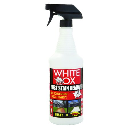 White-Ox Spray White Ox No Scent Rust Stain Remover 1 qt Liquid WOL32